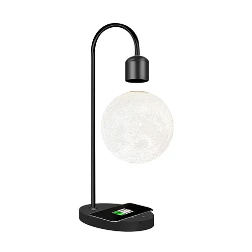 Floating 3D printing integrated creative magnetic levitation moon table lamp ornament - Image 6